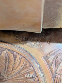 14.5 Inch Used Bobs Custom Reining Western Show Saddle