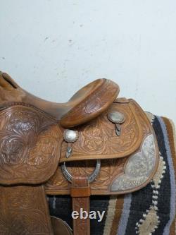 14.5 Inch Used Bobs Custom Reining Western Show Saddle