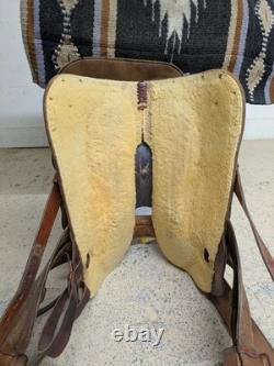 14.5 Inch Used Bobs Custom Reining Western Show Saddle