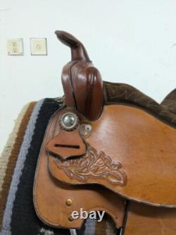 14.5 Inch Used Hereford Western Trail Saddle 925-9284