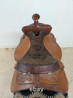 14.5 Inch Used Hereford Western Trail Saddle 925-9284