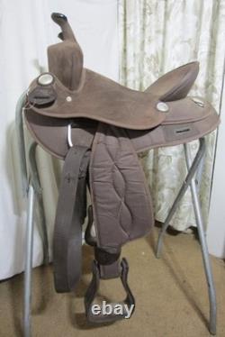 14.5 King Series Tough One Synthetic Brown Western Saddle