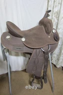 14.5 King Series Tough One Synthetic Brown Western Saddle