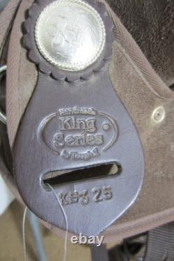 14.5 King Series Tough One Synthetic Brown Western Saddle