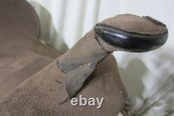 14.5 King Series Tough One Synthetic Brown Western Saddle