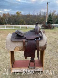 14.5 Oak Leaf Western Saddle
