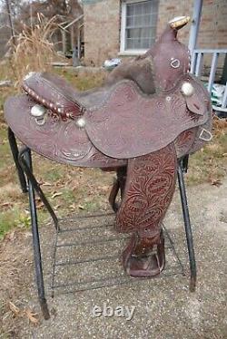 14.5 Seat Billy Royal Equitation Western Horse Saddle #3135 Arabian Round Skirt