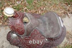 14.5 Seat Billy Royal Equitation Western Horse Saddle #3135 Arabian Round Skirt