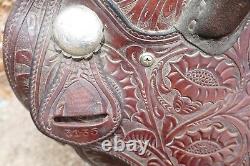 14.5 Seat Billy Royal Equitation Western Horse Saddle #3135 Arabian Round Skirt