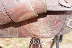 14.5 Seat Billy Royal Equitation Western Horse Saddle #3135 Arabian Round Skirt