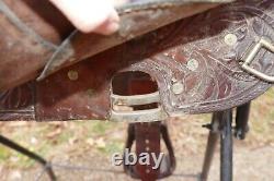 14.5 Seat Billy Royal Equitation Western Horse Saddle #3135 Arabian Round Skirt