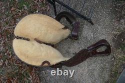 14.5 Seat Billy Royal Equitation Western Horse Saddle #3135 Arabian Round Skirt