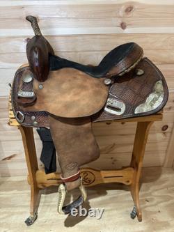 14.5 Tex Tan Hereford NBHA Barrel Racing Western Saddle