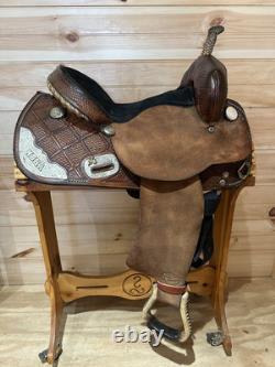 14.5 Tex Tan Hereford NBHA Barrel Racing Western Saddle