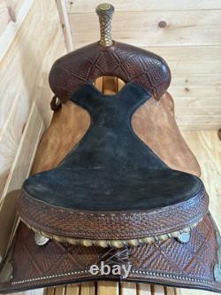 14.5 Tex Tan Hereford NBHA Barrel Racing Western Saddle