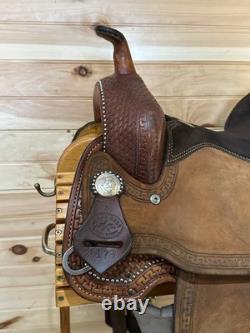 14.5 Texas Best by American Saddlery Barrel Racing Western Saddle Model 1178