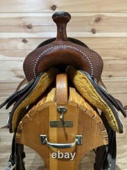14.5 Texas Best by American Saddlery Barrel Racing Western Saddle Model 1178