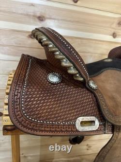 14.5 Texas Best by American Saddlery Barrel Racing Western Saddle Model 1178