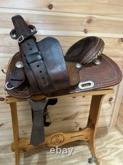 14.5 Texas Best by American Saddlery Barrel Racing Western Saddle Model 1178