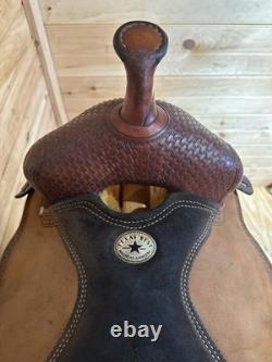 14.5 Texas Best by American Saddlery Barrel Racing Western Saddle Model 1178