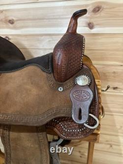 14.5 Texas Best by American Saddlery Barrel Racing Western Saddle Model 1178