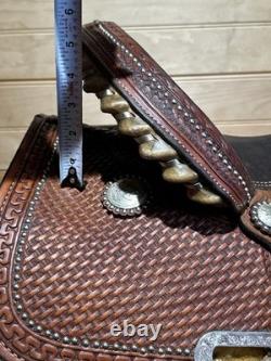 14.5 Texas Best by American Saddlery Barrel Racing Western Saddle Model 1178