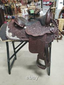 14.5 Used Billy Royal Western Show Saddle 170-661