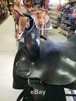 14.5 Used Circle Y Synthetic Western Trail Saddle 2-1105