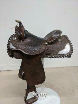 14.5 Used Circle Y Western Show Saddle 2-1322