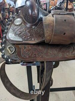 14.5 Used Circle Y Western Show Saddle 2-1322