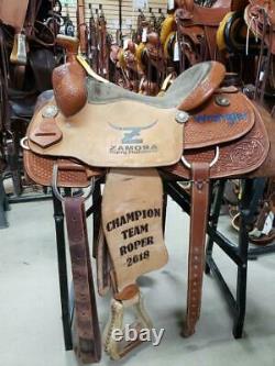 14.5 Used Double S Western Roping Saddle 282-1252