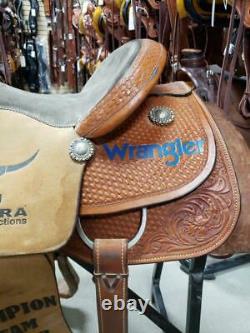 14.5 Used Double S Western Roping Saddle 282-1252