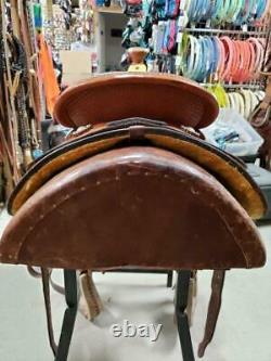 14.5 Used Double S Western Roping Saddle 282-1252