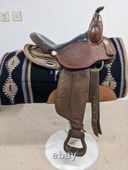 14.5 Used Fabtron Western Trail Saddle 472-4305