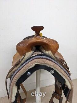 14.5 Used Longhorn Western Trail Saddle 575-3898