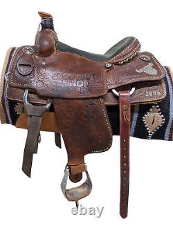 14.5 Used Martin Saddlery Western Trophy Roping Saddle 2-1406