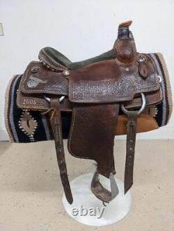 14.5 Used Martin Saddlery Western Trophy Roping Saddle 2-1406