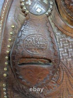 14.5 Used Martin Saddlery Western Trophy Roping Saddle 2-1406