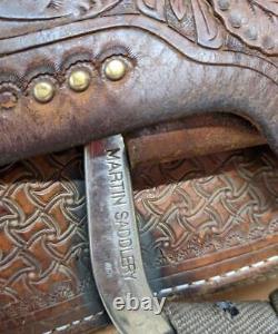 14.5 Used Martin Saddlery Western Trophy Roping Saddle 2-1406