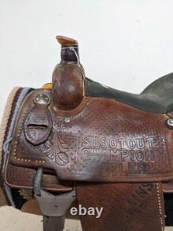 14.5 Used Martin Saddlery Western Trophy Roping Saddle 2-1406