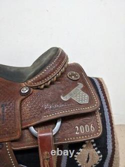 14.5 Used Martin Saddlery Western Trophy Roping Saddle 2-1406