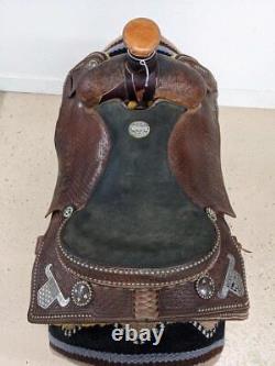 14.5 Used Martin Saddlery Western Trophy Roping Saddle 2-1406