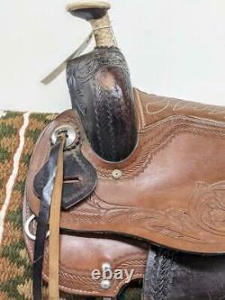 14.5 Used No Name Western Trail Saddle 2-1376