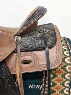 14.5 Used No Name Western Trail Saddle 2-1376