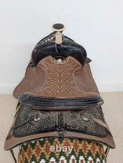 14.5 Used No Name Western Trail Saddle 2-1376