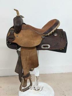 14.5 Used SRS Saddlery Western Barrel Racing Saddle 2-1367