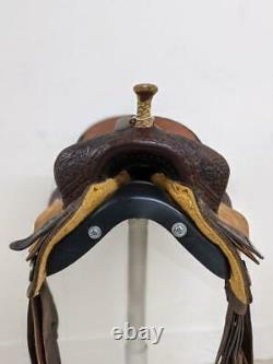 14.5 Used SRS Saddlery Western Barrel Racing Saddle 2-1367