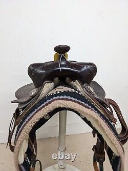 14.5 Used Santa Fe Western Trail Saddle 576-3901