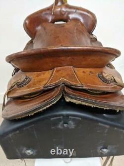 14.5 Used Simco Western Pleasure Saddle 391-2279