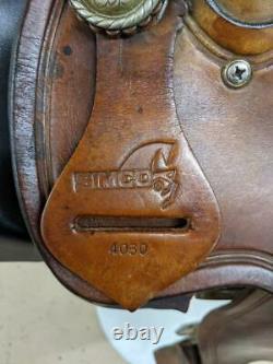 14.5 Used Simco Western Pleasure Saddle 403-2383